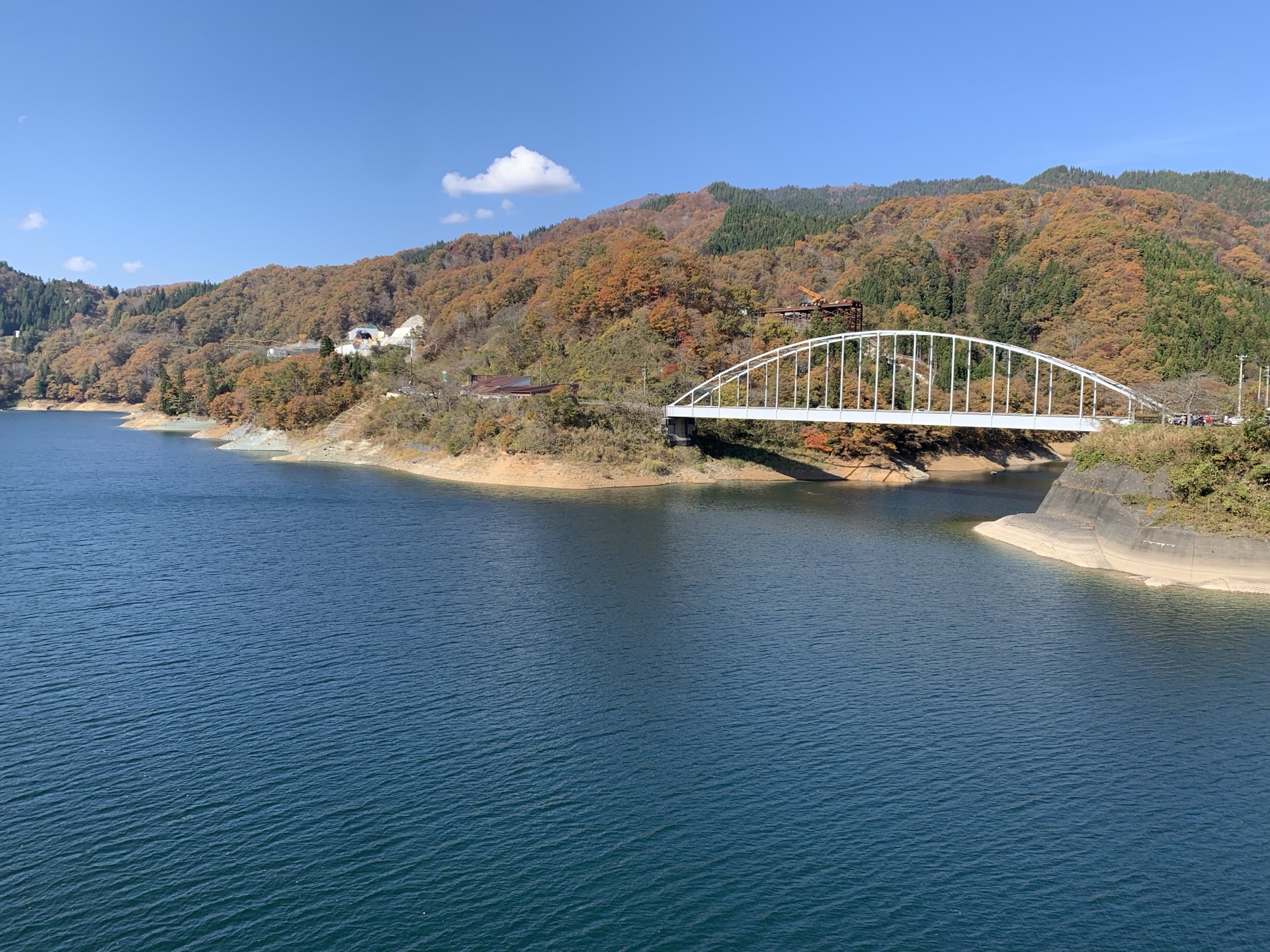 九頭竜湖の紅葉